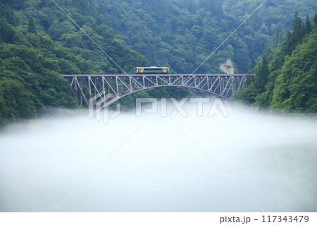 只見川に架かる第一橋梁 只見川に架かる第一橋梁 117343479