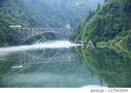 只見川に架かる第一橋梁 117343504
