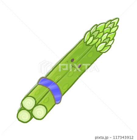 R:もっとメルヘンな野菜 アスパラガス② R:もっとメルヘンな野菜 アスパラガス② 117343912