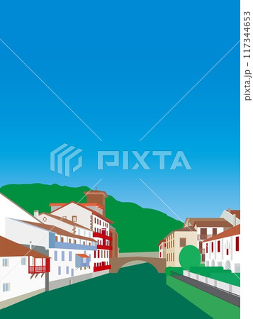 サン・ジャン・ピエ・ド・ポール saint jean pied de port フレンチバスク サン・ジャン・ピエ・ド・ポール saint jean pied de port フレンチバスク 117344653