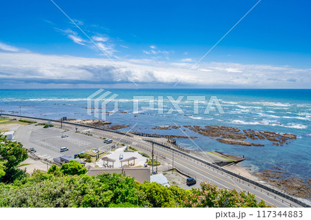 御前崎遠州灘県立自然公園　灯台下海岸　静岡県最南端の岬 117344883