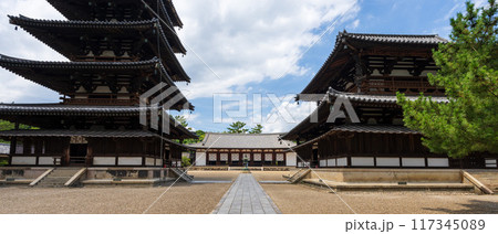 【法隆寺】奈良の法隆寺 【法隆寺】奈良の法隆寺 117345089
