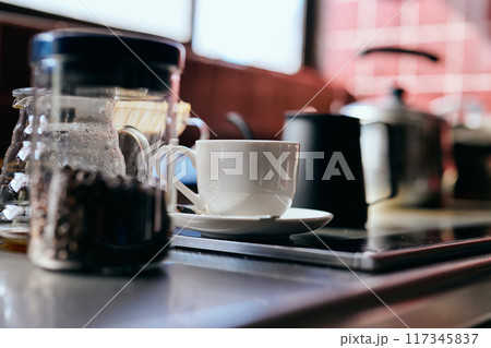 ホットコーヒー 117345837