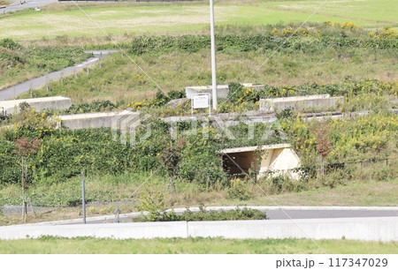 巨大津波により破壊した志津川駅などの震災遺構 117347029