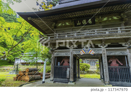 秋田市　補陀寺山門 117347970