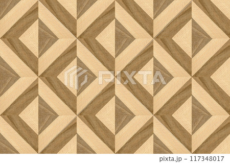 Wooden marquetry can be patterns created from the combination of pine and walnut wood, wooden floor, parquet, cutting board, seamless texture Wooden marquetry can be patterns created from the combination of pine and walnut wood, wooden floor, parquet, cutting board, seamless texture 117348017