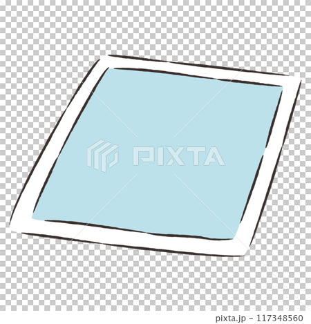 ペットシーツの手描きイラスト 117348560