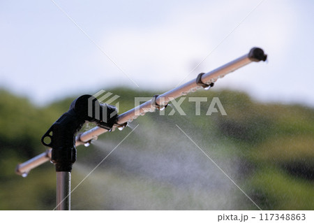 熱中症対策に必須アイテムのミストシャワー 熱中症対策に必須アイテムのミストシャワー 117348863