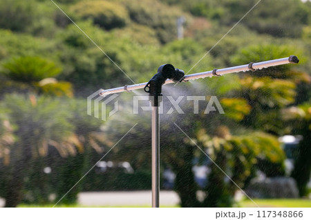 熱中症対策に必須アイテムのミストシャワー 熱中症対策に必須アイテムのミストシャワー 117348866