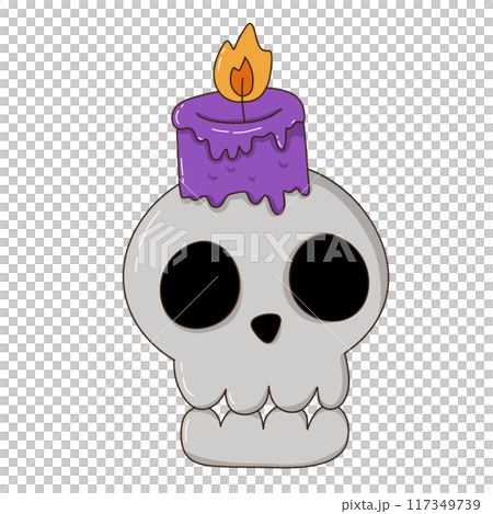 halloween decoration skull 117349739