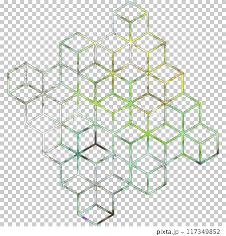 Green tortoiseshell pattern 117349852