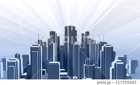 ネットワーク 通信 都市 コミュニケーション 通信 テクノロジー 技術 ビジネス 3D イラスト ネットワーク 通信 都市 コミュニケーション 通信 テクノロジー 技術 ビジネス 3D イラスト 117350563