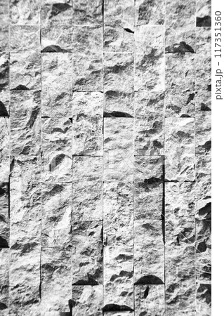 Cutting black white an grey organic marble wall rectangular, seamless lined up 117351360