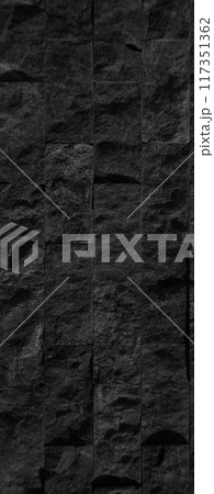 Cutting black white an grey organic marble wall rectangular, seamless lined up Cutting black white an grey organic marble wall rectangular, seamless lined up 117351362