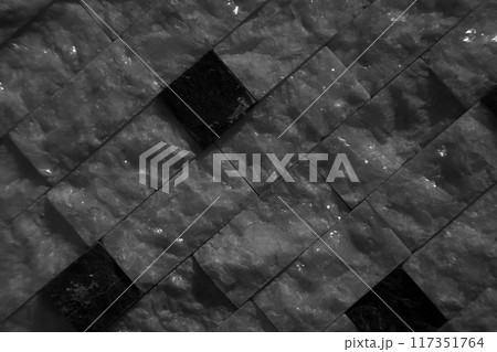 Cutting black white an grey organic marble wall rectangular, seamless lined up Cutting black white an grey organic marble wall rectangular, seamless lined up 117351764