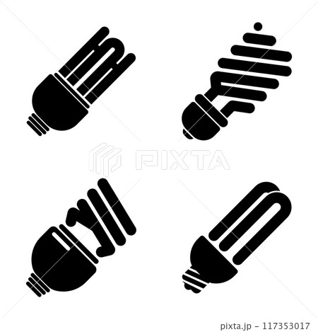 fluorescent bulbs icon fluorescent bulbs icon 117353017