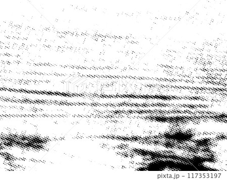 Black and white grunge. Distress overlay texture. Abstract surface dust and rough dirty wall background concept. Distress illustration simply place over object to create grunge effect. Vector EPS10. 117353197