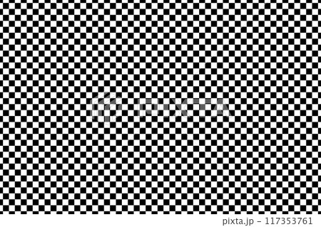 Seamless Geometric Checked Black and White Pattern. Seamless Geometric Checked Black and White Pattern. 117353761