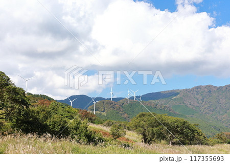 東伊豆　細野高原の風力発電　13 117355693