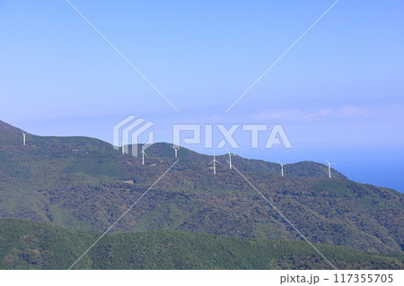 東伊豆　細野高原の風力発電　19 117355705
