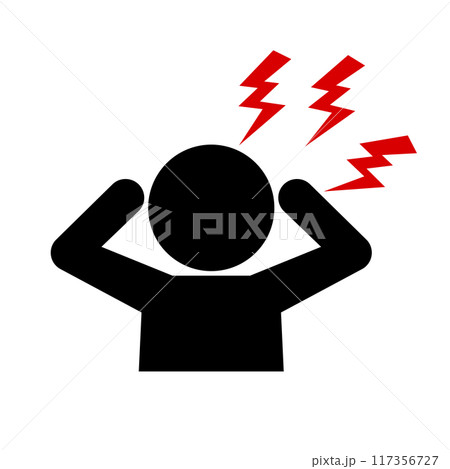 怒っている人のアイコン。ベクター。 怒っている人のアイコン。ベクター。 117356727