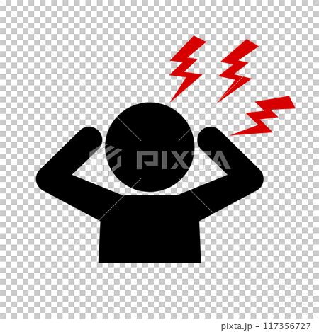 怒っている人のアイコン。ベクター。 怒っている人のアイコン。ベクター。 117356727