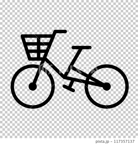 ママチャリ 自転車 アイコン 117357137