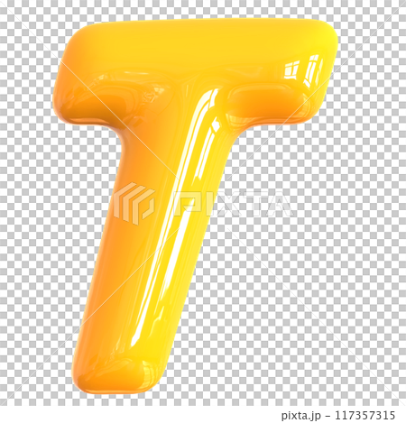 Font With Number 3D Render 117357315
