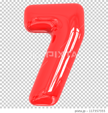 Font With Number 3D Render Font With Number 3D Render 117357355