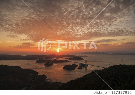 しまなみ海道の夕暮れ 117357910