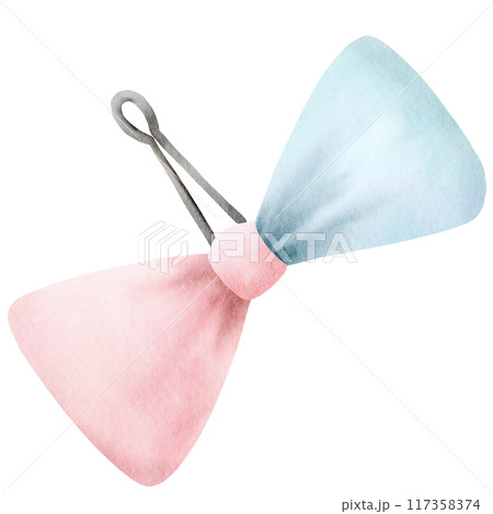 Watercolor Hair Clip 117358374