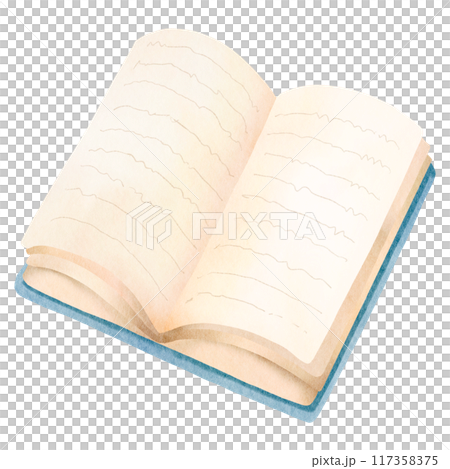 book watercolor clipart-1 117358375