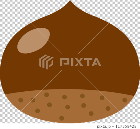 秋の味覚の栗のイラスト2 秋の味覚の栗のイラスト2 117358428