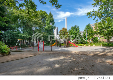 東京都渋谷区氷川の森公園と土俵 117361284