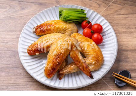 手羽先の塩麹オーブン焼き 手羽先の塩麹オーブン焼き 117361329