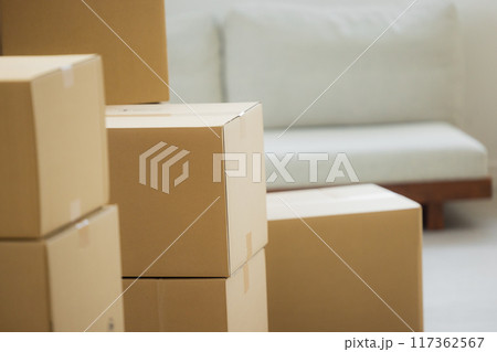 引っ越し荷造りサービスイメージ　 117362567
