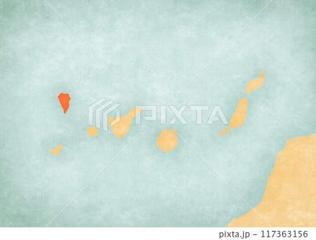 Map of Canary Islands - La Palma 117363156