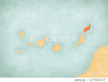 Map of Canary Islands - Lanzarote 117363157