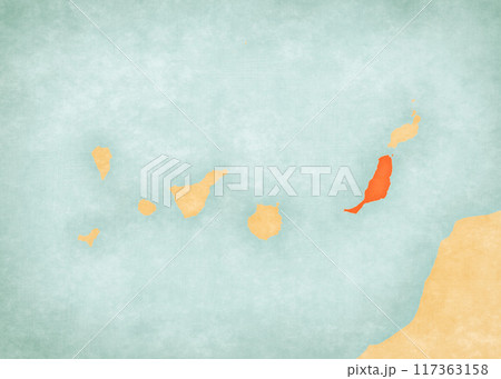 Map of Canary Islands - Fuerteventura 117363158