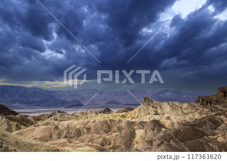 Zabriskie point, death valley, california, usa 117363620