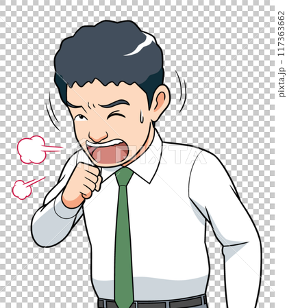 咳 イラスト 咳 イラスト 117363662