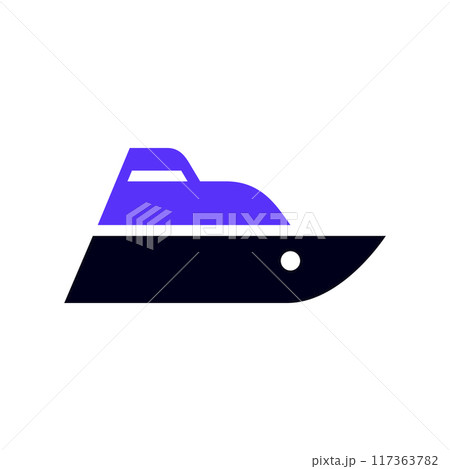 Transport flat icon, square shape 117363782