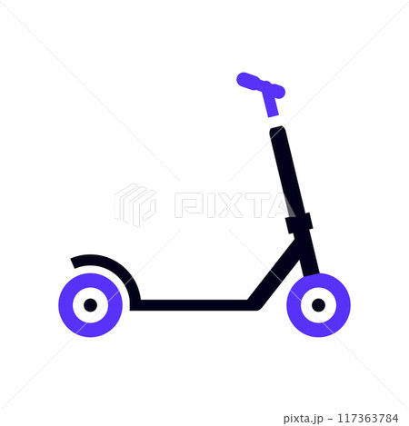 Transport flat icon, square shape 117363784