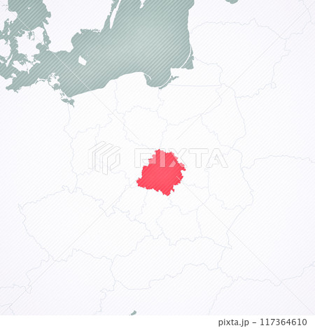 Map of Poland - Lodz 117364610