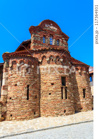 Church of St. Stephen in the old town of Nessebar, Bulgaria. UNESCO World Heritage Site 117364931