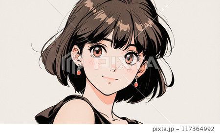 80年代・90年代レトロかわいい女の子 117364992