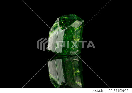 macro mineral stone tourmaline on a black background macro mineral stone tourmaline on a black background 117365965