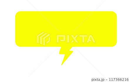 シンプルでミニマルな黄色い吹き出しのアイコン - おしゃれなデザインの装飾テンプレート素材 シンプルでミニマルな黄色い吹き出しのアイコン - おしゃれなデザインの装飾テンプレート素材 117366216