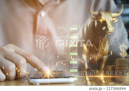The idea of entering the uptrend of the cryptocurrency stock market. Bull Market, Profitability 117366844