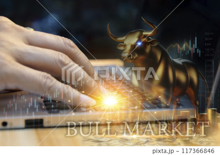 The idea of entering the uptrend of the cryptocurrency stock market. Bull Market, Profitability 117366846
